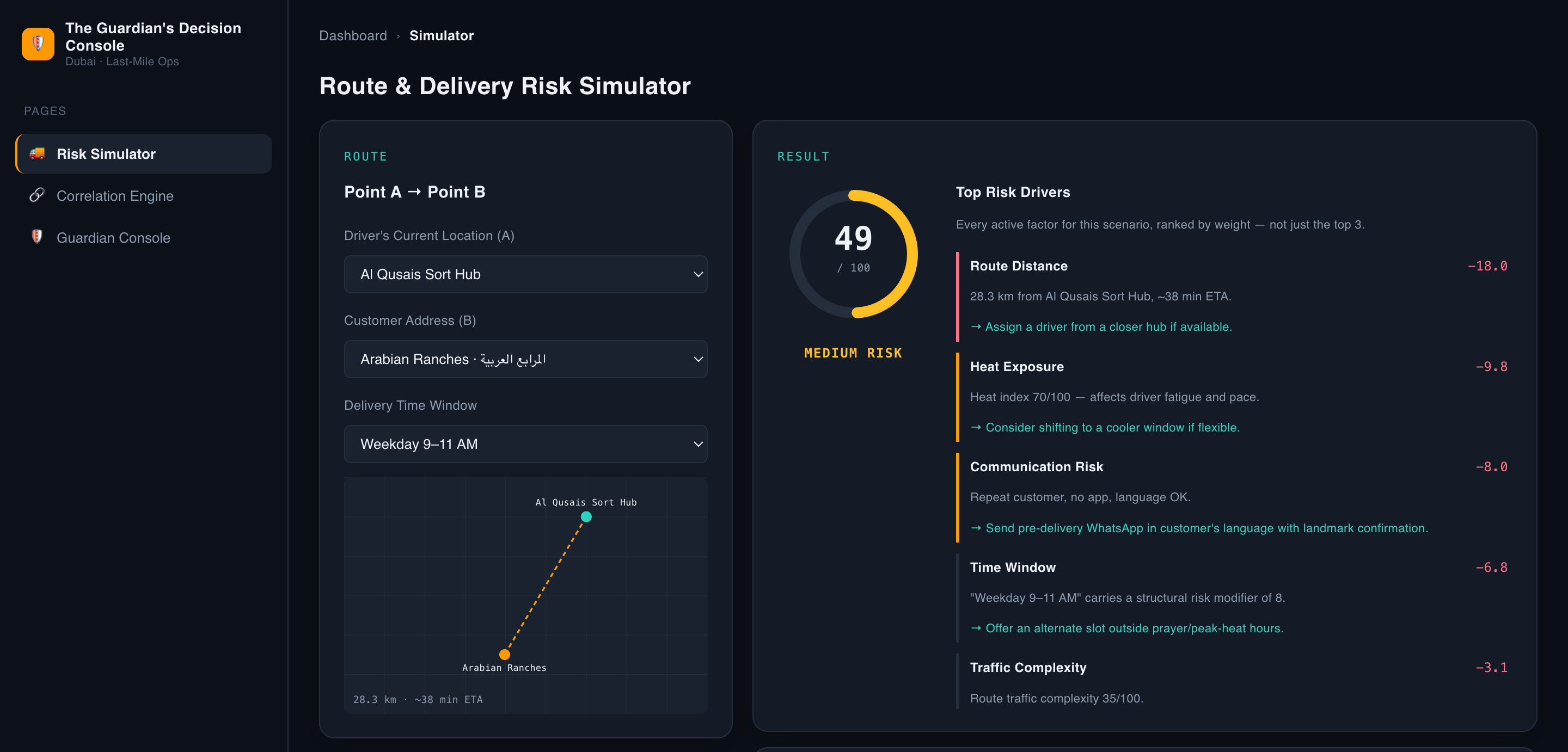 Dispatch Guardian screenshot